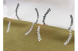 China Fashion Polyester Soft Elastic Band , Black Elastic Tape With Screen Printing Logo supplier