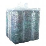 Cube baffled construction PE liner bag for  cement shipping transportation for sale