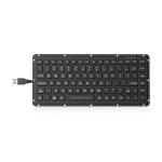 87 keys Silicone Rugged Keyboard Carbon On Gold Key Switch Technology for sale