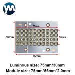 3D Printer Curing 400W UV LED Module Water Cooling 365nm 385nm 395nm 405nm