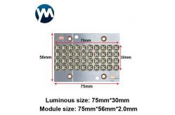China UV Light Module 400W uv led modul printer curing led uv water cooling supplier