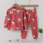 Little Zebra Kids Winter Night Suits skin friendly Cute Warm Pajamas For Children for sale