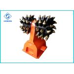 Low Noise Drum Cutter For Excavator , Flexible Hydraulic Rotary Cutter HDC50