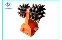 China Low Noise Drum Cutter For Excavator , Flexible Hydraulic Rotary Cutter HDC50 supplier