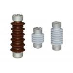 Brown ANSI standard 250kV TR-214 Porcelain Post Insulators For Transmmission for sale
