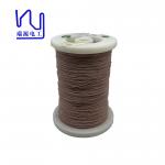 Ustc Awg38 Copper Litz Wire 0.1mm Strands Twited White Silk Covered Enameled for sale