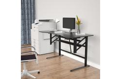 China Height Adjustable Sit Stand Table Pneumatic Lifting Desk Standing Desk supplier