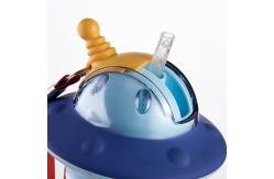 China Spill Proof Leakproof Kids Travel Cups with UFO Designs 500ML Blue supplier