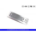 Dust Proof Waterproof Industrial Computer Keyboard With Stainless Steel Trackball