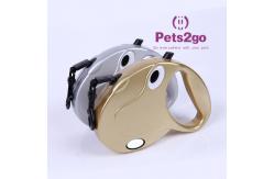 China Led Lighting 380g Double Handle Retractable Dog Harness supplier