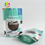Small Size Snack Food Packaging Bags With Zipper Top Handle Customized Color for sale