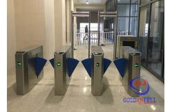 China IP54 Waterproof Pedestrian Security Entrance Barrier Gate With Automatic RFID LED Ditector supplier