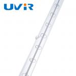 UVIR Quartz Infrared Lamps R7 base tungsten wire with transparent tube