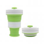 Leakproof 550ml Collapsible Coffee Mug With Lid for sale