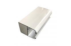 China OHSAS Standard White Powder Coated Aluminum Window Profiles For Sliding supplier