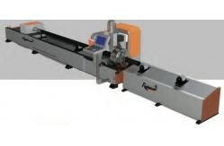 China TWO CHUCK LASER PIPE CUTTING MACHINE WITH MAX PROCESSING DIAMETER 500MM supplier