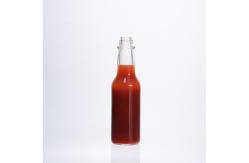 China 5oz 150ml Hot Sauce Woozy Glass Bottle With Leak Proof Screw Cap supplier