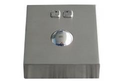 China IP65 vandal proof stand alone metal industrial optical trackball pointing device supplier