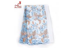 China 15 Yards stretch Suitcases Embroidered Lace Fabric For Clothes supplier