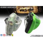 Green 13000 Lux Safety Cordless Mining Lights IP 68 Waterproof Degree for sale