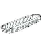 Chrome Bathroom Shower Caddies Shelf Wall Holder 1 Layers Drilling Hole Needed for sale