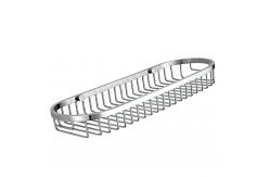 China Chrome Bathroom Shower Caddies Shelf Wall Holder 1 Layers Drilling Hole Needed supplier