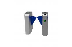 China Pedestrian Access Entry Flap Barrier Gate Multiple Mode Control Single / Double Passage supplier