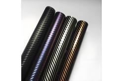 China High Heat Tolerant Carbon Fiber Wrap Vinyl With Effortless Wet Application supplier