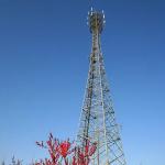 Inside Ladder 45m Three Legged Transmission Lattice Tower 120km / H Free Standing for sale