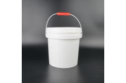 China PP/HDPE Plastic Food Bucket Handle Available White with Lid supplier