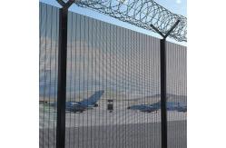 China Rectangular Post 358 Fence Powder Coating And Galvanized supplier