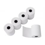 50gsm Carbonless 80mmx80mm ATM Printer POS Thermal Paper Rolls for sale