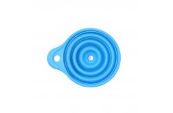 China Portable Flexible Silicone Collapsible Kitchen Funnel For Liquid Transfer supplier
