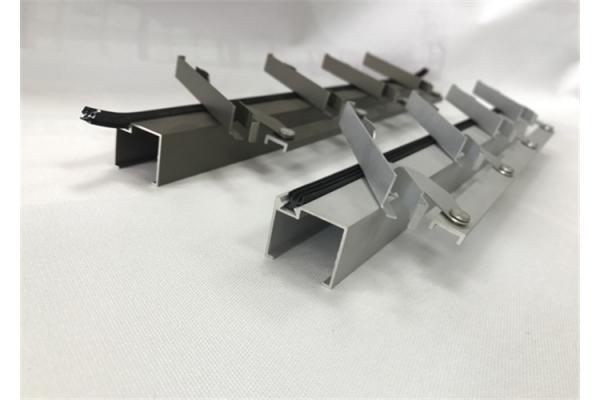6000 Series Cnc Machined Aluminum Parts , Aluminum Window Louvers WIth Punching