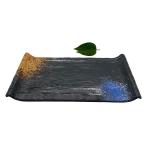 Galaxy Pattern Melamine Plates Outdoor Rectangle Restaurant Melamine Dinnerware for sale