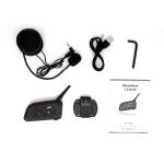 Long Range 1200m Bluetooth V3.0 GPS Pairing Motorcycle Helmet Intercom for sale
