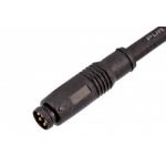 M8 Straight Male Overmolded Plug Push-pull 3/4A 5B IP67 For Industrial Applications for sale