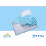 Blue Disposable Bed Underpads Incontinence 60x90cm With Wood Pulp And SAP for sale