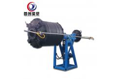 China Manufacturing Plant Rock And Roll Rotational Moulding Machine With Low Noise supplier