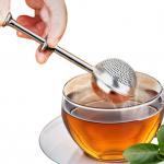 Stainless Steel Tea Ball Infusers Long Handle For Leaf Tea Spices