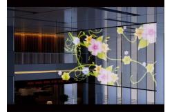 China SMD 2121 Transparent LED Panel Transparent LED Screen Epistar Chip High Visibility supplier