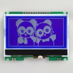 256*128 Wide Temperature Graphic LCD Module Winstar 100% Replace Industrial Display for sale