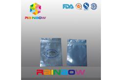 China Front Transparent Back Foil Pet Food Pouch With Zipper , Fishing Bait Bag supplier