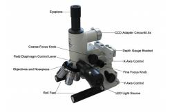 China Monocular Portable upright Metallurgical Microscope SM-3 50x - 1000x with LED Lighting supplier