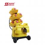 Internal Serve Direction Football Machine , ABS Material Soccer Pitching Machine for sale