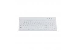 China Anti Virus Bluetooth Wireless Silicone Medical Keyboard With 12 Function Keys Numeric Keypad supplier