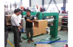 China Double Servo Control Carton Box Stapler Machine Pedal Stitcher Auto Pushing supplier