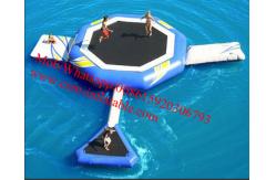 China Inflatable Water Park Games Inflatable Floating Water Trampoline for sale supplier