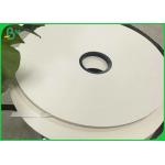 22mm - 53mm 28gsm Width White Kraft Paper Roll For Straw Wrapping