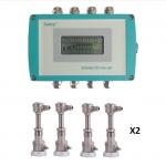 CE 2 Channels Battery Power  Transit Time Ultrasonic Flow Meter for sale